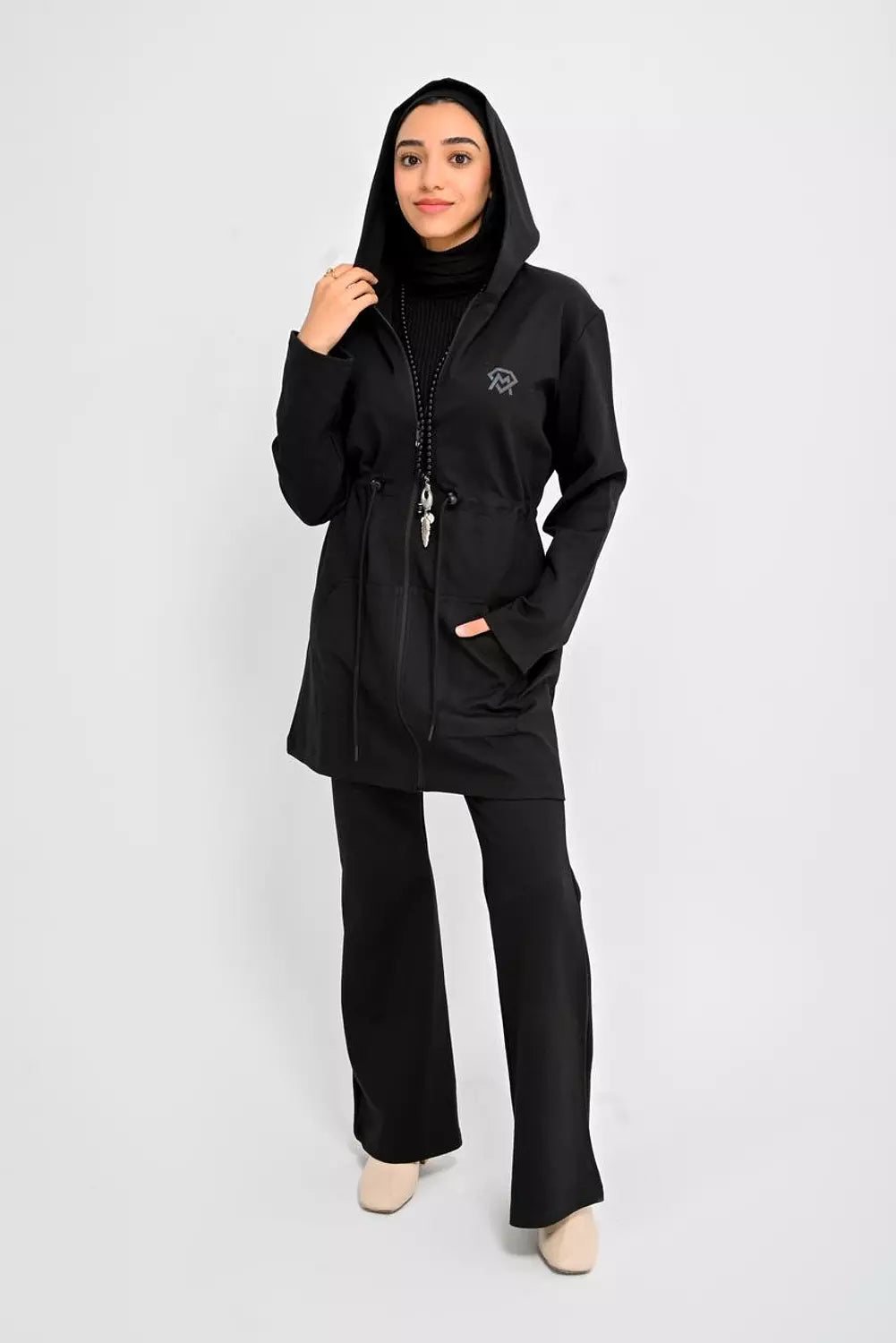 Black track suit
