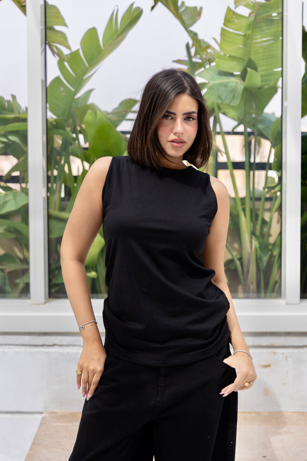 cotton basic top