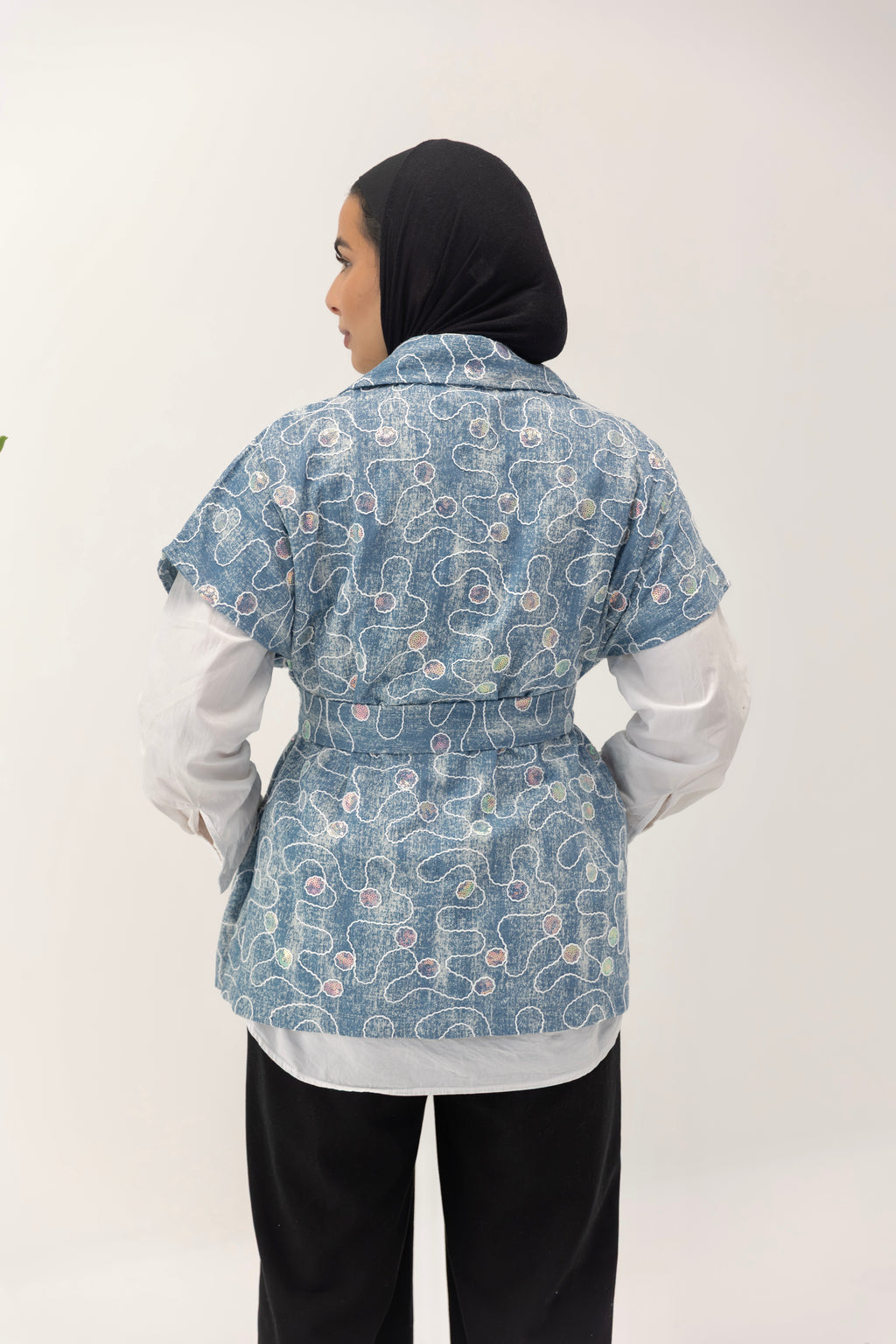 Sleeveless Denim Jacket