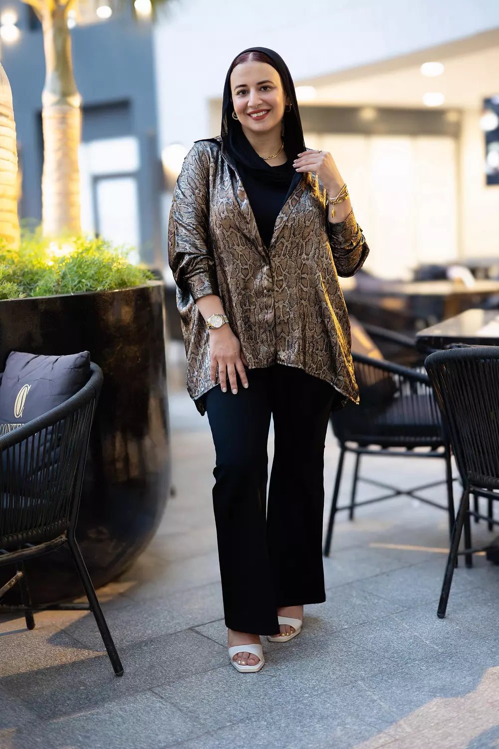 Satin shirt